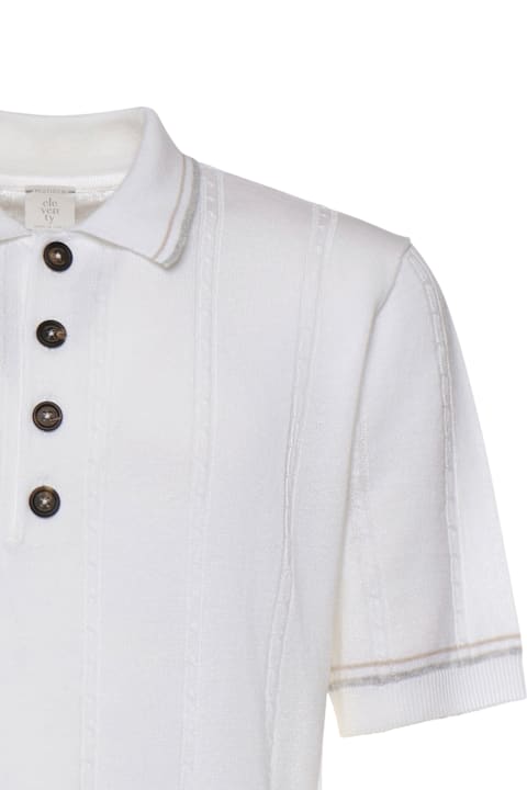 Eleventy for Kids Eleventy Linen And Cotton Polo Shirt