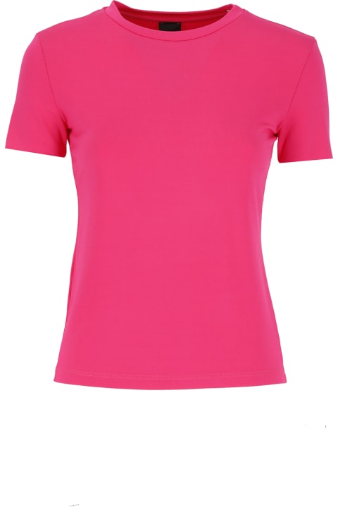 Pinko Topwear for Women Pinko Logo Embroidered Crewneck T-shirt Pinko
