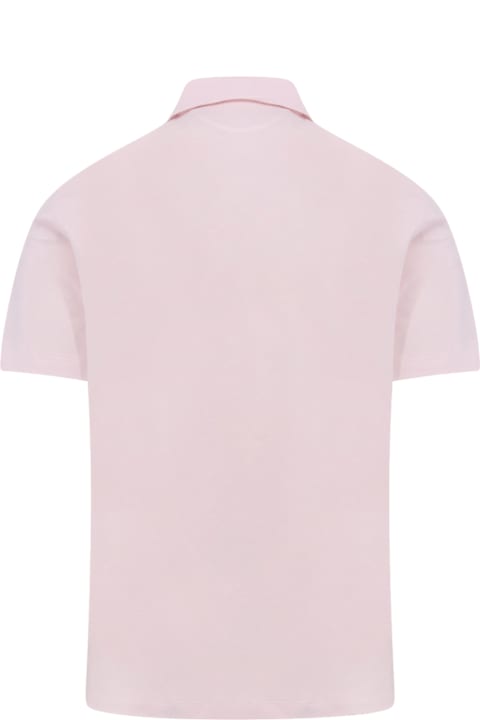 Sale for Men Brunello Cucinelli Cotton And Linen Polo Shirt With Classic Collar