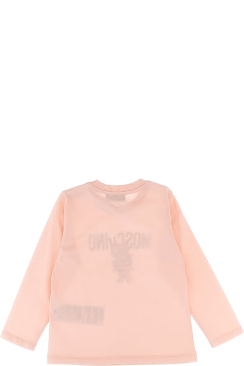 Moschino T-Shirts & Polo Shirts for Baby Girls Moschino Logo Print T-shirt