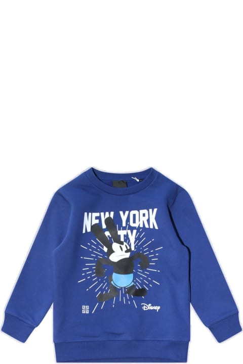 Givenchy Sale for Kids Givenchy X Disney Oswald-printed Crewneck Sweatshirt