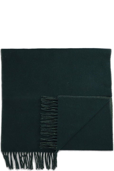 Homeware Maison Kitsuné Bold Fox Head Patch Fringed Scarf