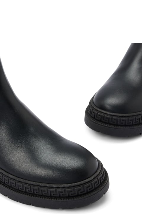 Homeware Versace Burgundy Baby Boots