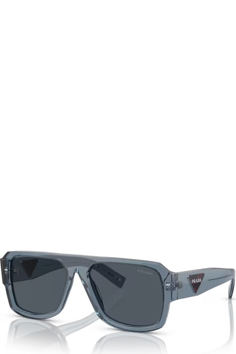 Prada Eyewear Eyewear for Men Prada Eyewear Pr 22ys Transparent Grey Sunglasses