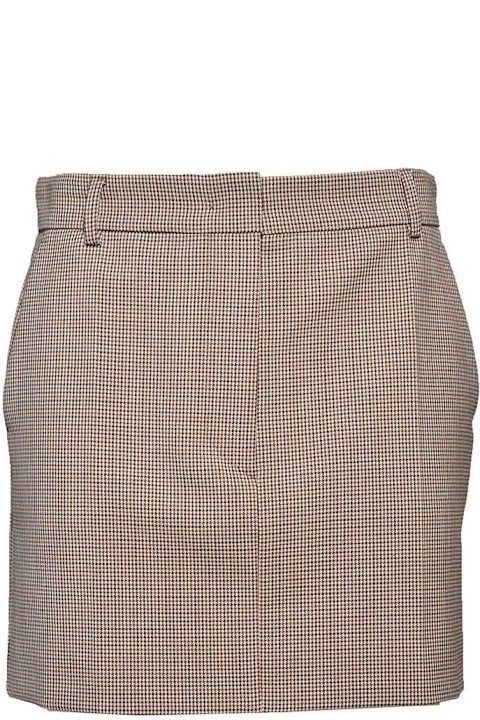 Homeware SportMax Checked Mini Skirt