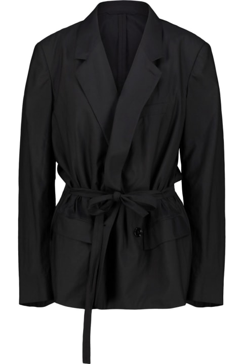 Lemaire Clothing for Women Lemaire Belted Light Tailored Jacket
