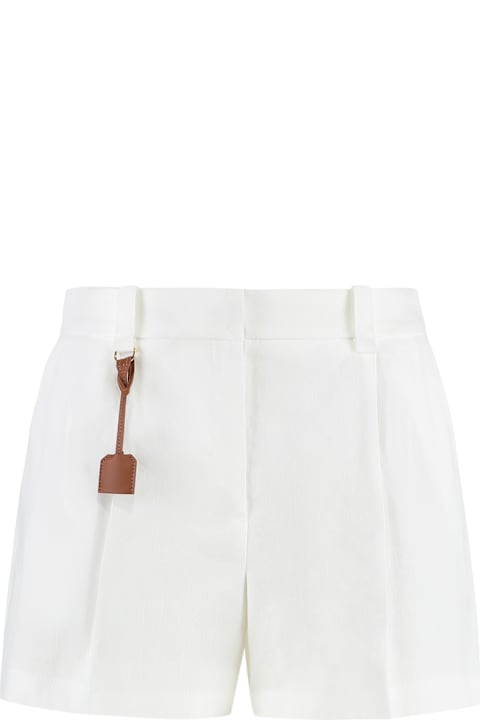 Elisabetta Franchi لـ Women Elisabetta Franchi Linen Blend Shorts