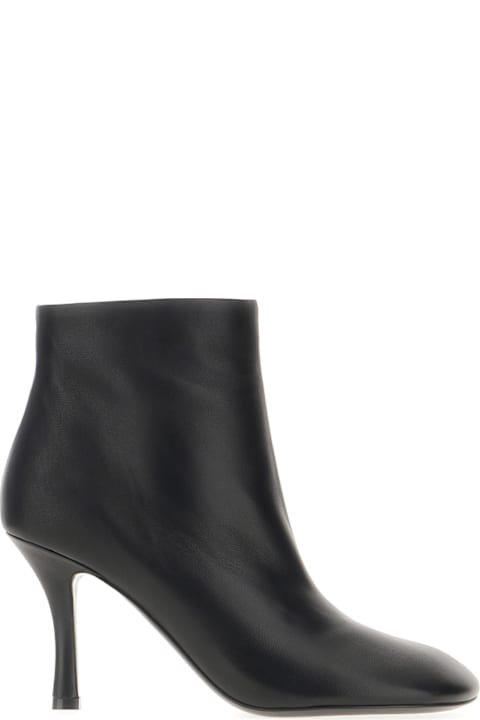 Burberry Boots for Women Burberry Black Leather Ankle Boots