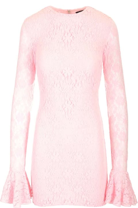 Homeware Rotate by Birger Christensen Lace Dress With Puff Sleeves