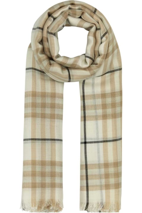 Scarves & Wraps for Women Burberry Embroidered Cashmere Blend Scarf