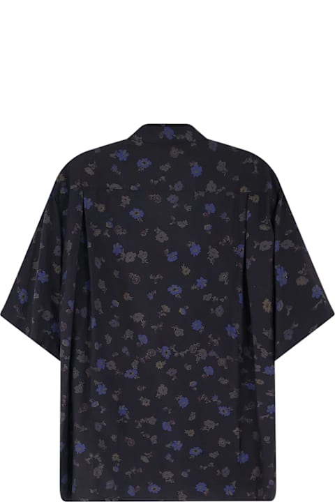 Homeware Sacai Cotton Blend Shirt With Floral Print