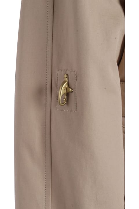 Fay Coats & Jackets for Women Fay Short Brown Trench Coat