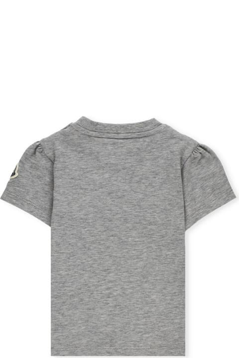 Topwear for Baby Girls Moncler Cotton T-shirt