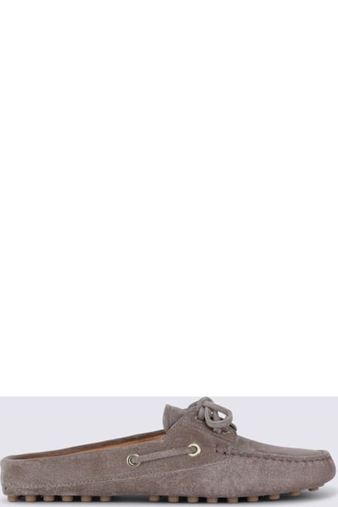 Tod's Beige Leather Loafers