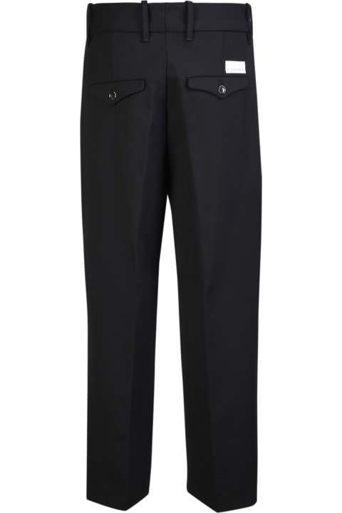 Nine in the Morning Clothing for Women Nine in the Morning Black Technical Wool Cropped Trousers