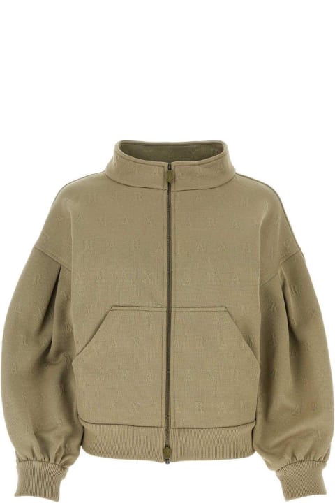 Max Mara Coats & Jackets for Women Max Mara Zip-up Long-sleeved Sweatshirt