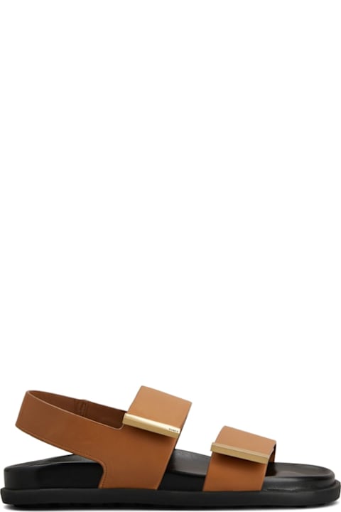 Tod's Leather Slingback Sandals