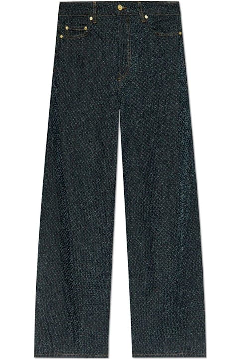 Ganni for Women Ganni Fluffy Wide Jeans