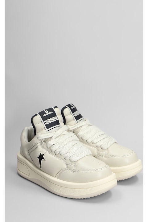 Fashion for Men DRKSHDW Turbowpn Ox Sneakers In Grey Leather
