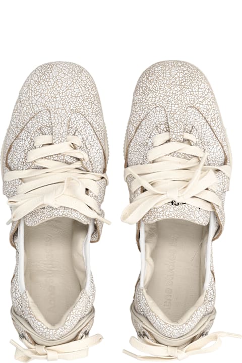 Acne Studios Lace-up Leather Ballet Shoes