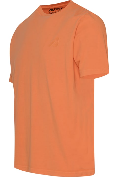 Autry for Men Autry Orange Cotton T-shirt