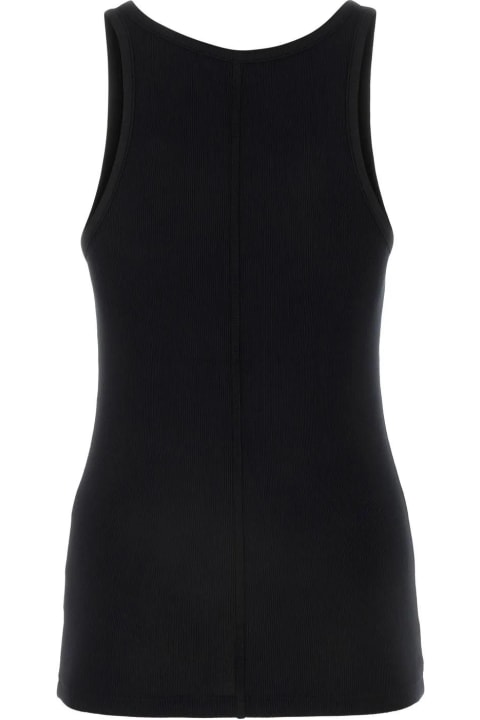 AGOLDE Topwear for Women AGOLDE Black Stretch Modal Blend Zane Tank Top 