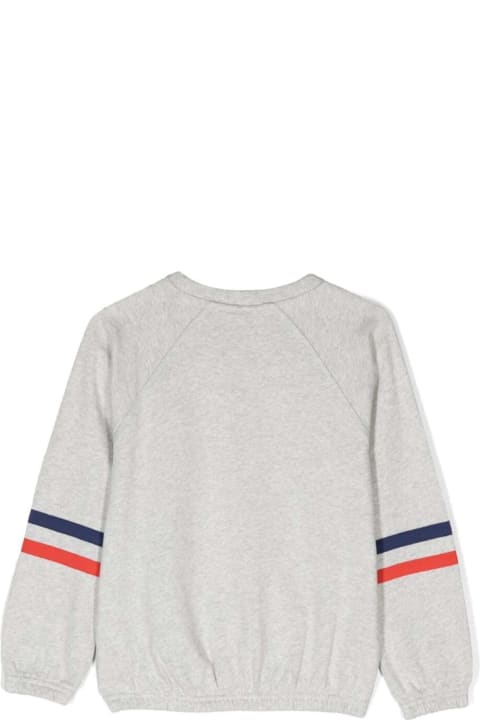 Mini Rodini Sweaters & Sweatshirts for Boys Mini Rodini Grey Crewneck Sweatshirt With Multicolor Super Sporty Print In Cotton Boy