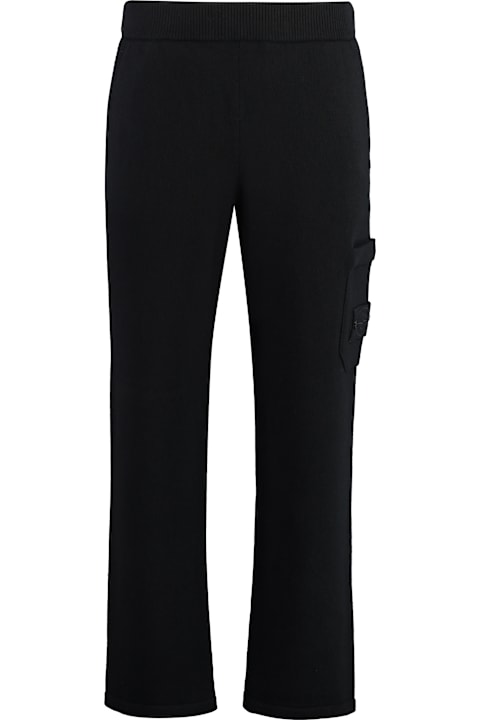 Stone Island سراويل لـ القسم الرجالي Stone Island Virgin Wool Trousers