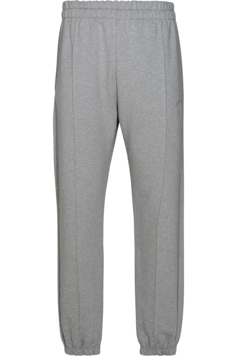 GCDS Fleeces & Tracksuits for Men GCDS Grey Cotton Track Pants