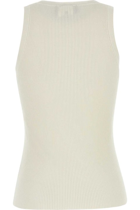 Fendi Fleeces & Tracksuits for Women Fendi Ivory Silk Blend Top