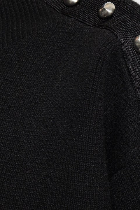 Ferragamo Sweaters for Men Ferragamo Button Detailed Knitted Sweater