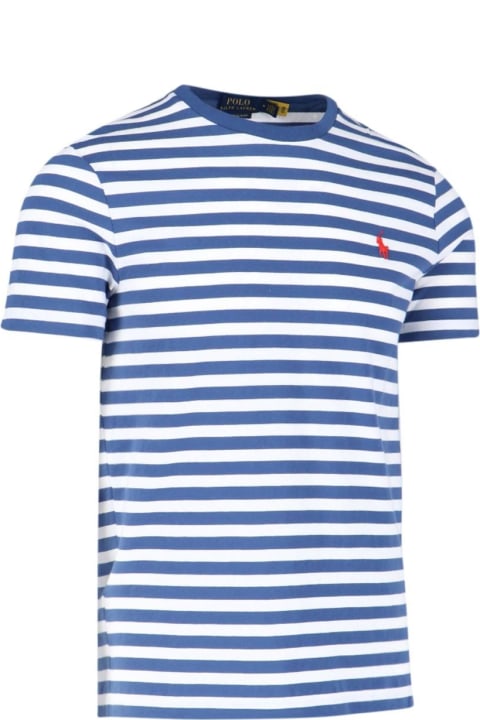 Fashion for Men Ralph Lauren Logo Striped T-shirt