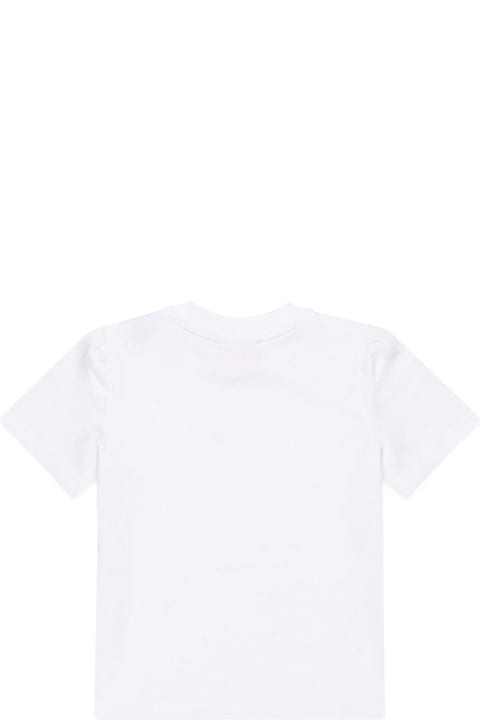 Diesel لـ Kids Diesel Oval-d Logo Printed Crewneck T-shirt