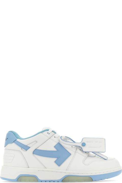 Sneakers for Men Off-White White Leather Out Of Office Sneakers