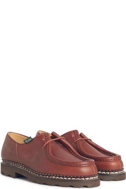 Paraboot Shoes for Men Paraboot 'michael' Brown Leather Scarpa