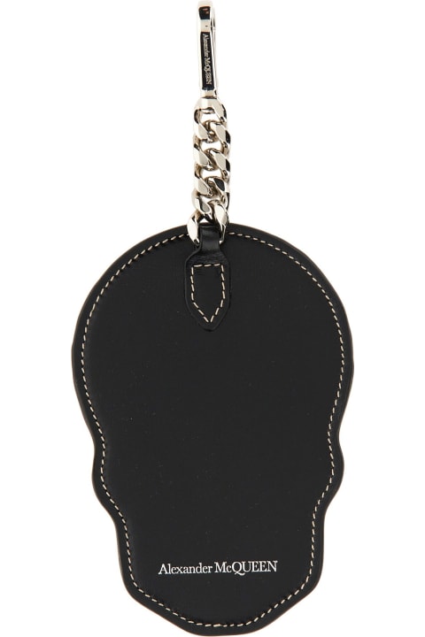 Alexander McQueen Accessories for Men Alexander McQueen Black Skull Card Holder