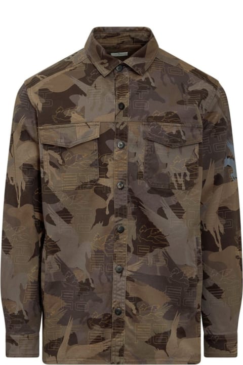 Etro for Men Etro Camouflage Cotton Shirt