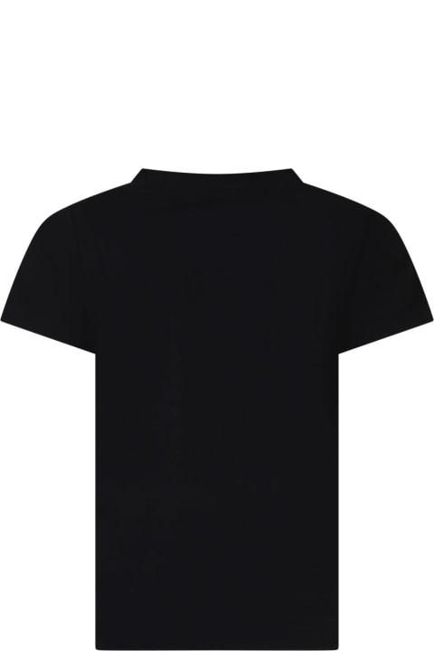 Fashion for Women Versace Black T-shirt For Kids With Medusa