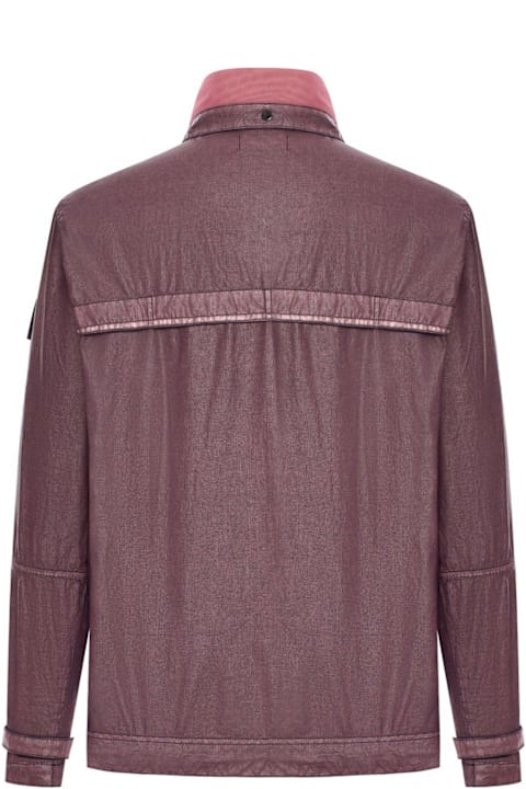 Stone Island Coats & Jackets for Men Stone Island Logo-patch Zipped Jacket