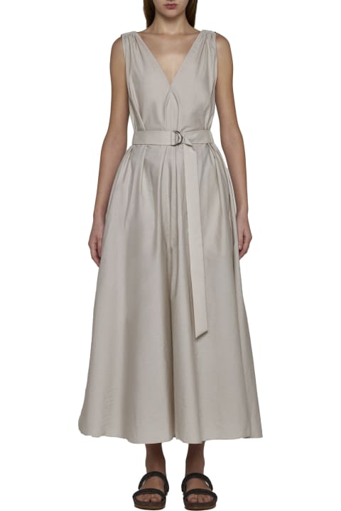Dresses for Women Brunello Cucinelli Techno Cotton Popeline Dress