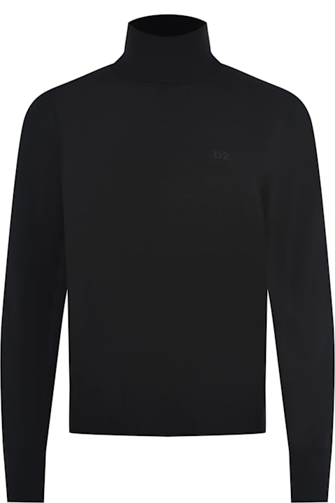آخر صيحات الموضة من السيدات Dsquared2 Pullover Dsquared2 "d2" Made Of Virgin Wool