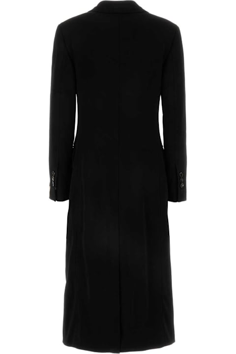 Bottega Veneta Coats & Jackets for Women Bottega Veneta Black Jersey Coat
