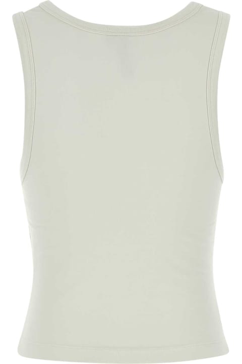 Entire Studios لـ Women Entire Studios Chalk Stretch Cotton Tank Top