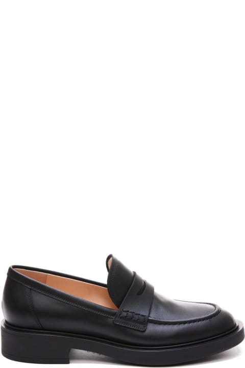 Flat Shoes for Women Gianvito Rossi Harris Slip-on Penny Loafers
