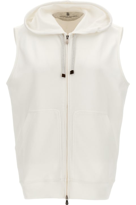 Coats & Jackets for Women Brunello Cucinelli Sleeveless Sweatshirt