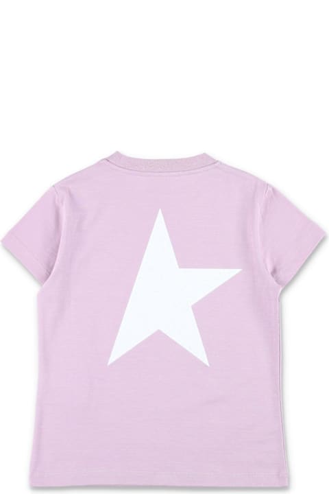 Golden Goose T-Shirts & Polo Shirts for Girls Golden Goose Glittered Star-printed Crewneck T-shirt