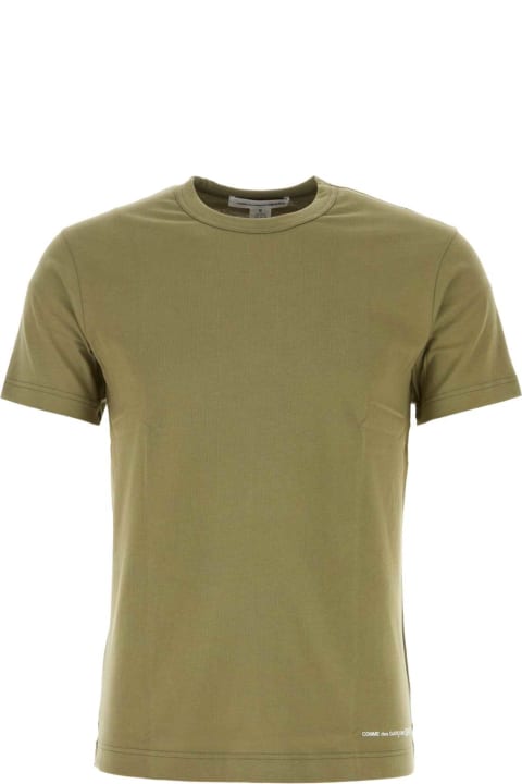 Clothing Sale for Men Comme des Garçons Khaki Cotton T-shirt