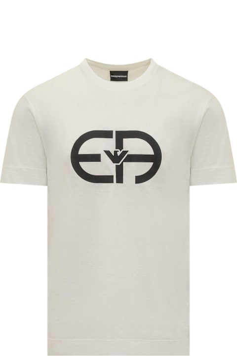Homeware Emporio Armani Logo Printed Crewneck T-shirt