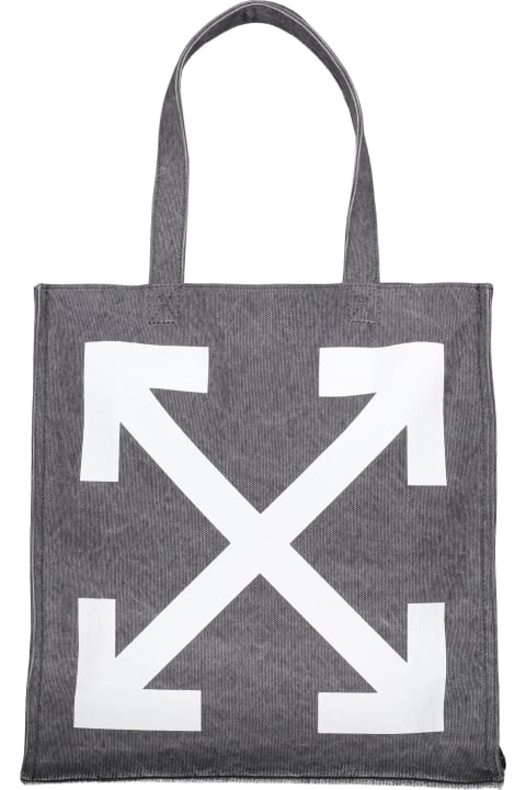 Bags for Men Off-White Logo Detail Tote Bag