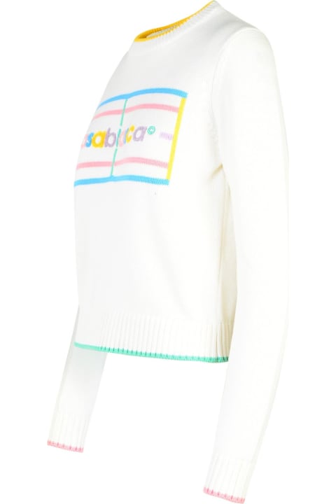 Casablanca Sweaters for Women Casablanca White Cotton Sweater